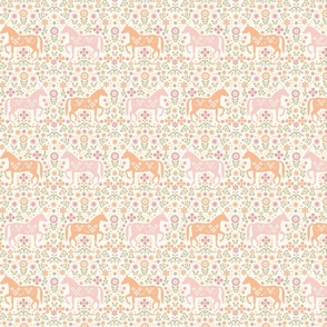 Horse PinkOrange Small Scale