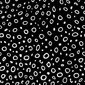 black and white manta ray seamless pattern
