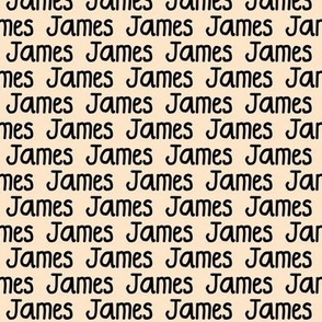 276 - Lettering, words, James, coffee, monograms, personalized decor, personalized, pillow shams, Jaime, Jimmy 