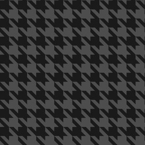 Houndstooth dark gray minimalist down pattern