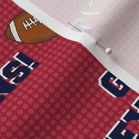 Large Scale Team Spirit Football Go Texans! in Houston Texans Battle Red