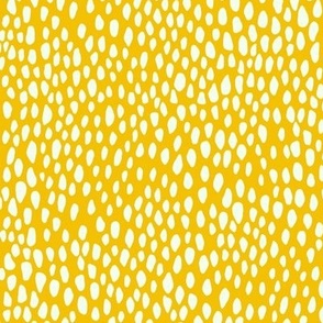 Golden Yellow with Stone Natural Polka Dots