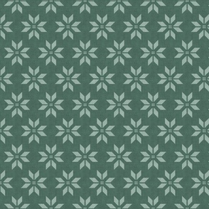 Christmas star - sage green - small