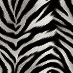 small scale zebra print