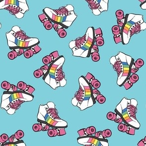 Roller Skate Party - pink/blue - LAD23
