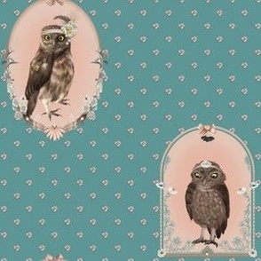 Boho owls and pearls 