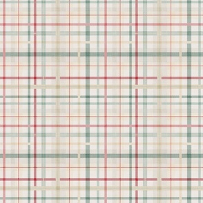 plaid - linen - small