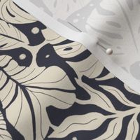 TROPICAL LEAF LINOCUT PRINT