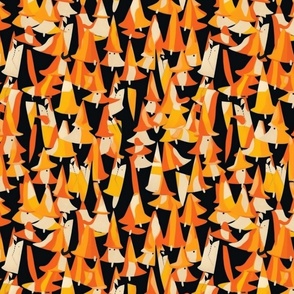 candy corn witch hats