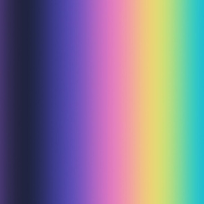  Bright 80s Dark Electric Rainbow Ombré Stripes - Large Scale - Vertical Ombre Bold Bright Gradient