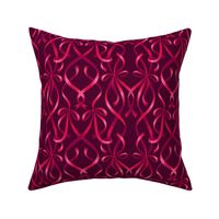 Entwined Ribbons - Raspberry