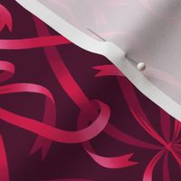 Entwined Ribbons - Raspberry