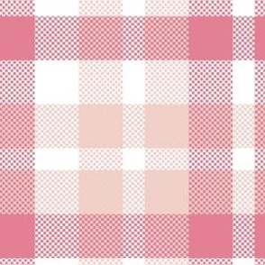 medium valentines tartan plaid / pink