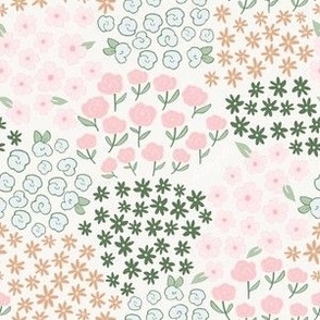 Whimsy Bloom Antique White Ditsy Floral
