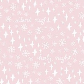 Silent Night Flurry Pale Pink