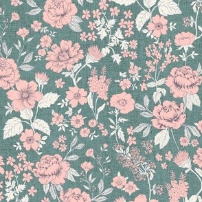 Stella Flora Vintage Blush Sage MEDIUM