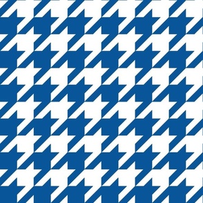 Large Scale Team Spirit NHL Hockey Houndstooth in Toronto Maple Leafs Blue
