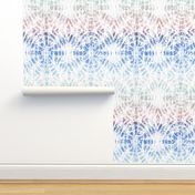 Meditation Pastel Ombre - Distressed Geometric - Serene Wallscapes
