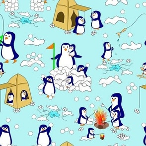 penguin camping