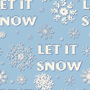 Let It Snow in Powder Blue