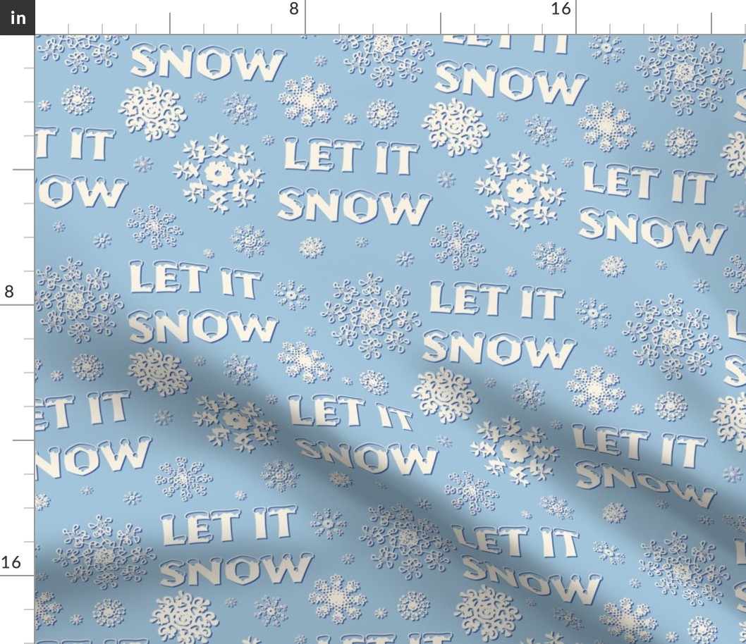Let It Snow in Powder Blue