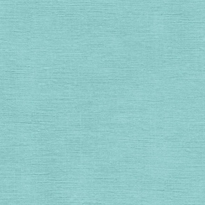 Teal / mint / turquoise  004 with fine linen texture - solid color with texture