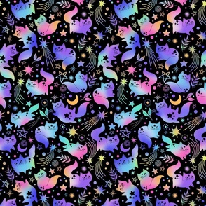 Starry Rainbow Cats