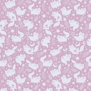 Starry Cats Pink