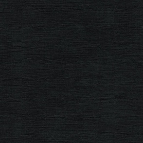 black  / Noir / Charcoal 001 with fine linen texture - solid color with texture