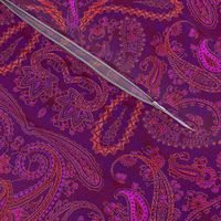 Paisley mixed berries (wallpaper square repeat)