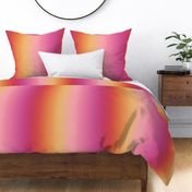 Bright Sunset Ombré Stripes - Large Scale - Vertical Ombre Bold Gradient Persimmon Orange Pink