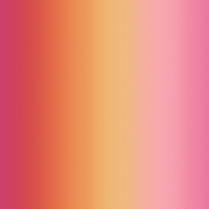 Bright Sunset Ombré Stripes - Large Scale - Vertical Ombre Bold Gradient Persimmon Orange Pink