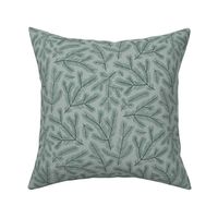 Evergreen Branches Pine Boughs - Lake Life Collection (Seafoam Green)