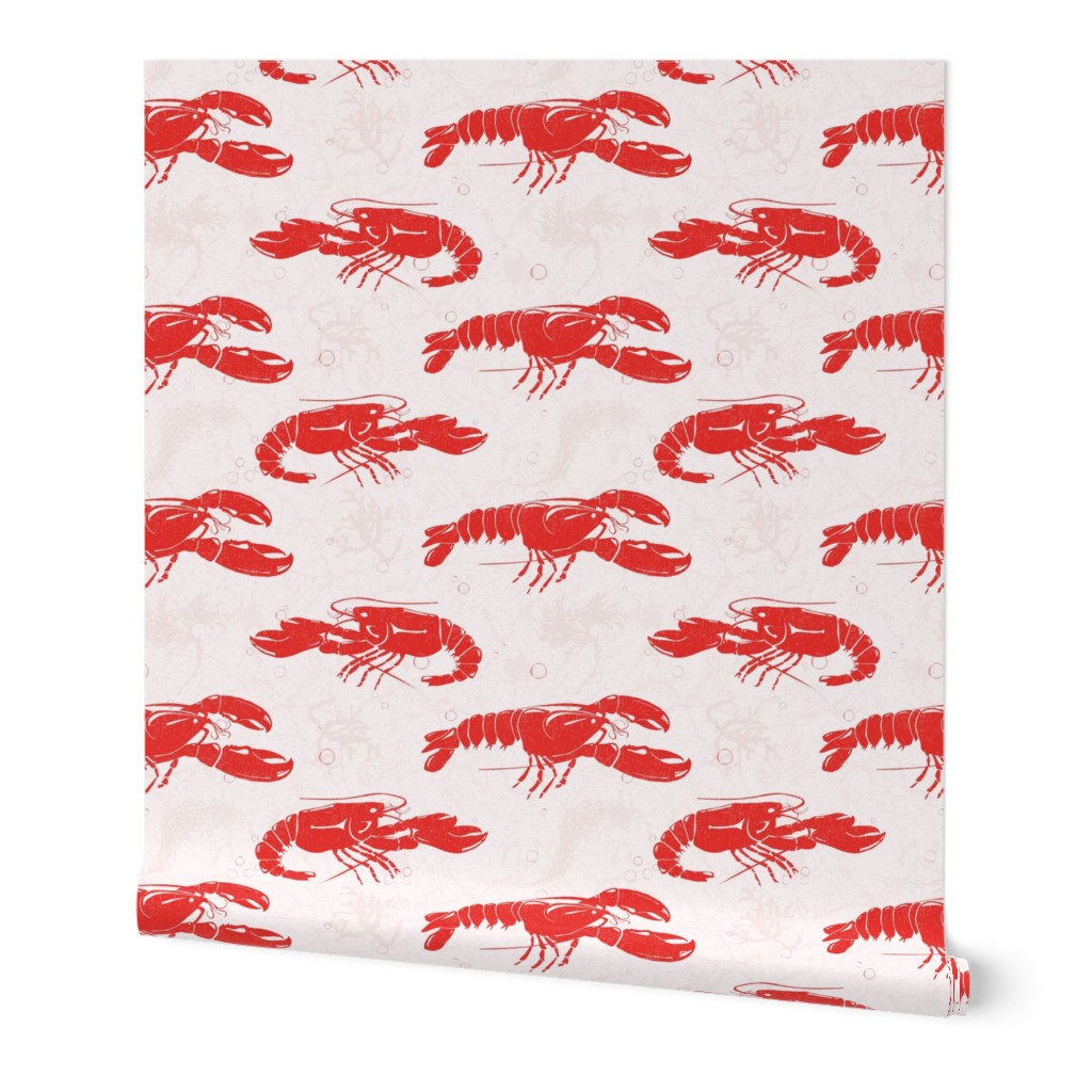 Red Lobsters  and Seaweed 