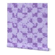 Halftone Tie Dye Checkerboard Purple Lilac