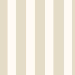 MEDIUM 8 X 8 French Cream Oat Thick Chambray Stripe Classic Country Farmhouse Beach Stripe beige coastal