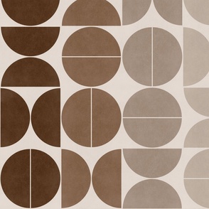 Bauhaus Balance - warm suede brown 