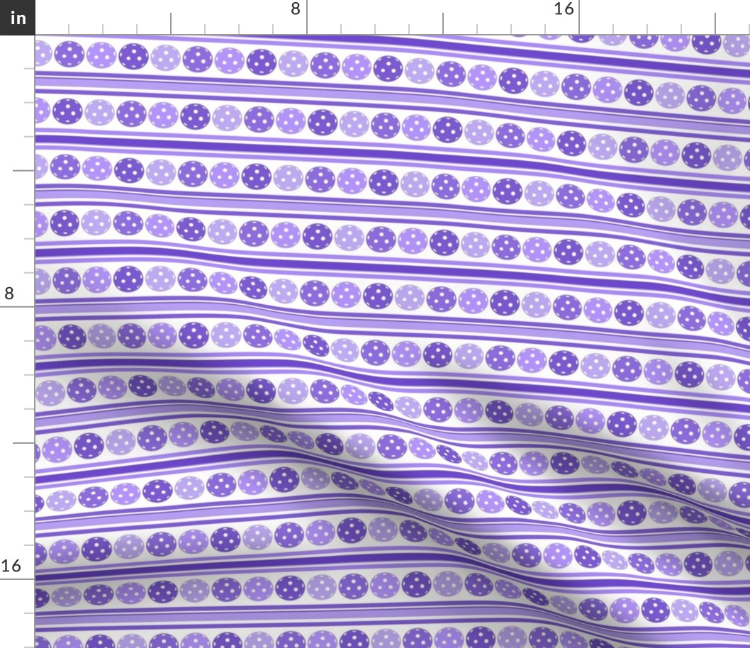 Small Scale Pickleball Stripes in Purple