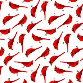 Red cardinal pattern