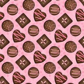 Chocolates Pink Valentine's Day 