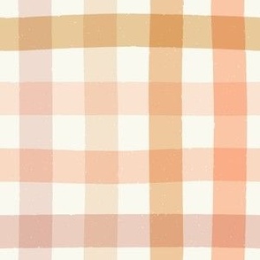 Multicoloured Easter  Gingham Check in Soft Pastel Colours 