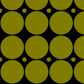 Geometric circles black