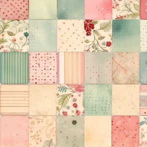 Christmas Pastel Patchwork #16