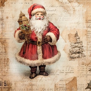 Vintage Christmas Santa