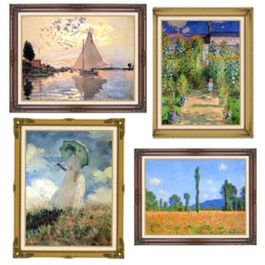 4 Monet Paintings 