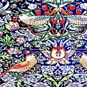 Green and Purple ~ William Morris ~ Strawberry Thief 