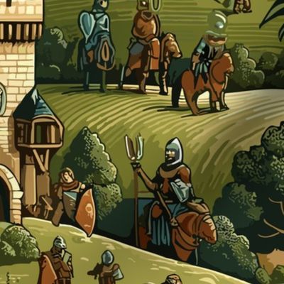 Fairytale Medieval Landscape Design