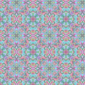 Pastel Retro Flowers