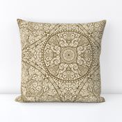 luxurious golden mandala  