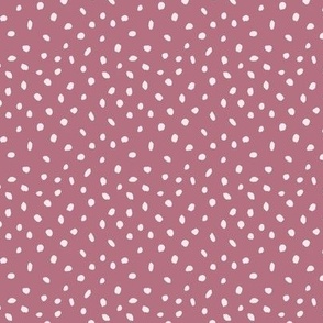 Confetti spots plum – tiny scale